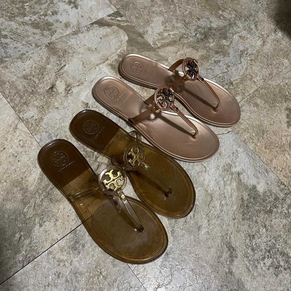 Pair of Tory Burch jellies